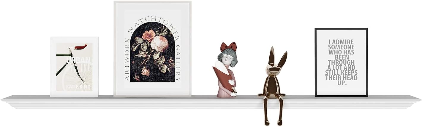 60 Inch Fireplace Mantel Shelf Wall Mounted