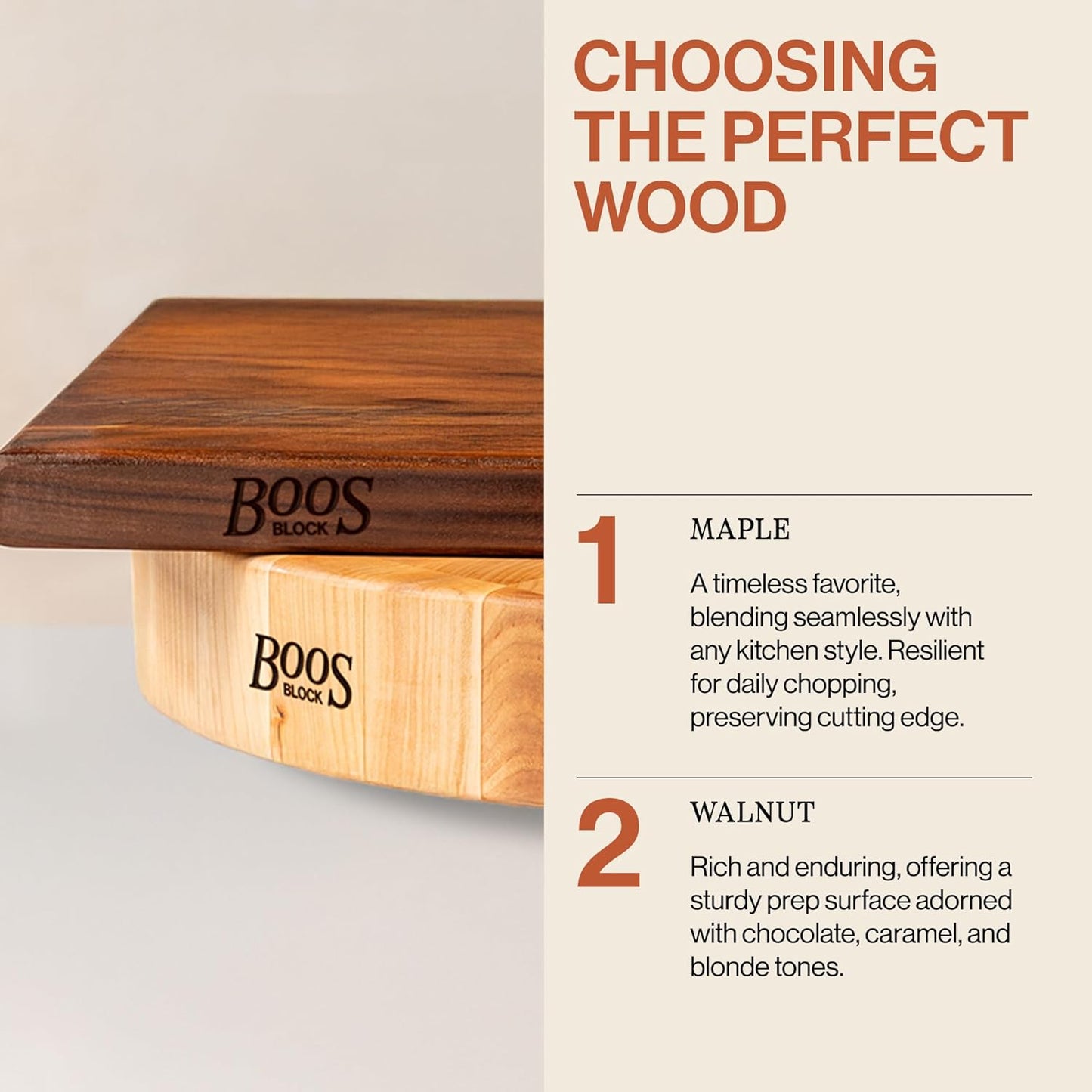 Square Wood Cutting Board - Walnut