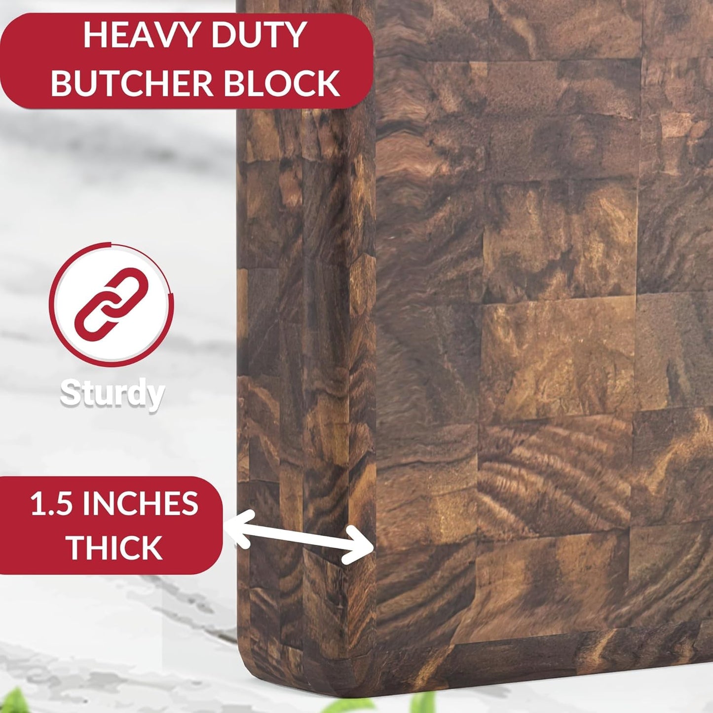End Grain Butcher Block - Walnut