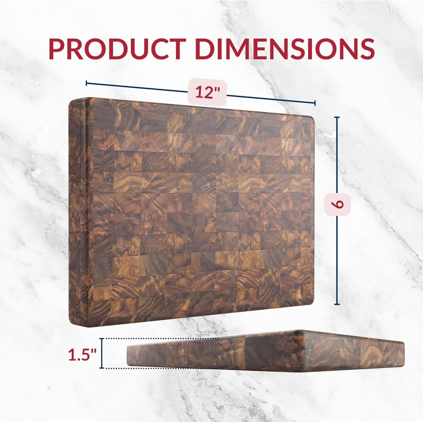 End Grain Butcher Block - Walnut