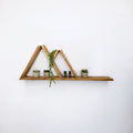 Mountain Shelf with Ledge, 2 Peak - 36" x 15"
