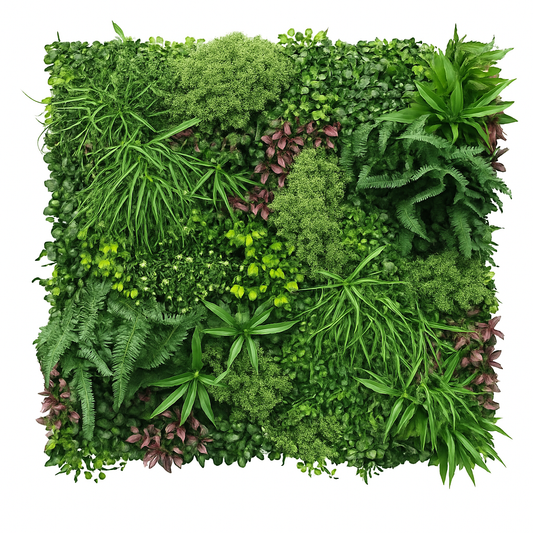 Country Fern Artificial Vertical Garden 40" x 40" 11SQ FT UV Resistant