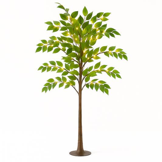 Artificial Ficus Tree with Lights 6ft