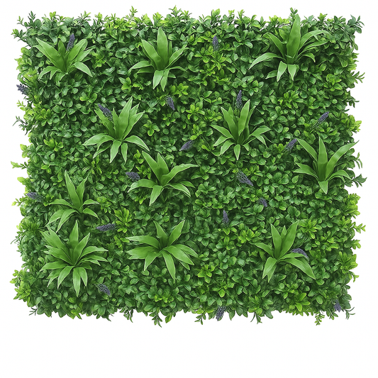 Lavender Fields Artificial Green Wall 40" x 40" UV Resistant
