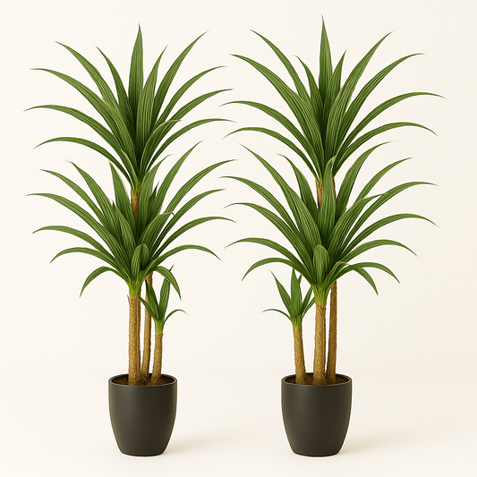 Faux Agave Artificial Tree 4.7Ft  (2 Pack)