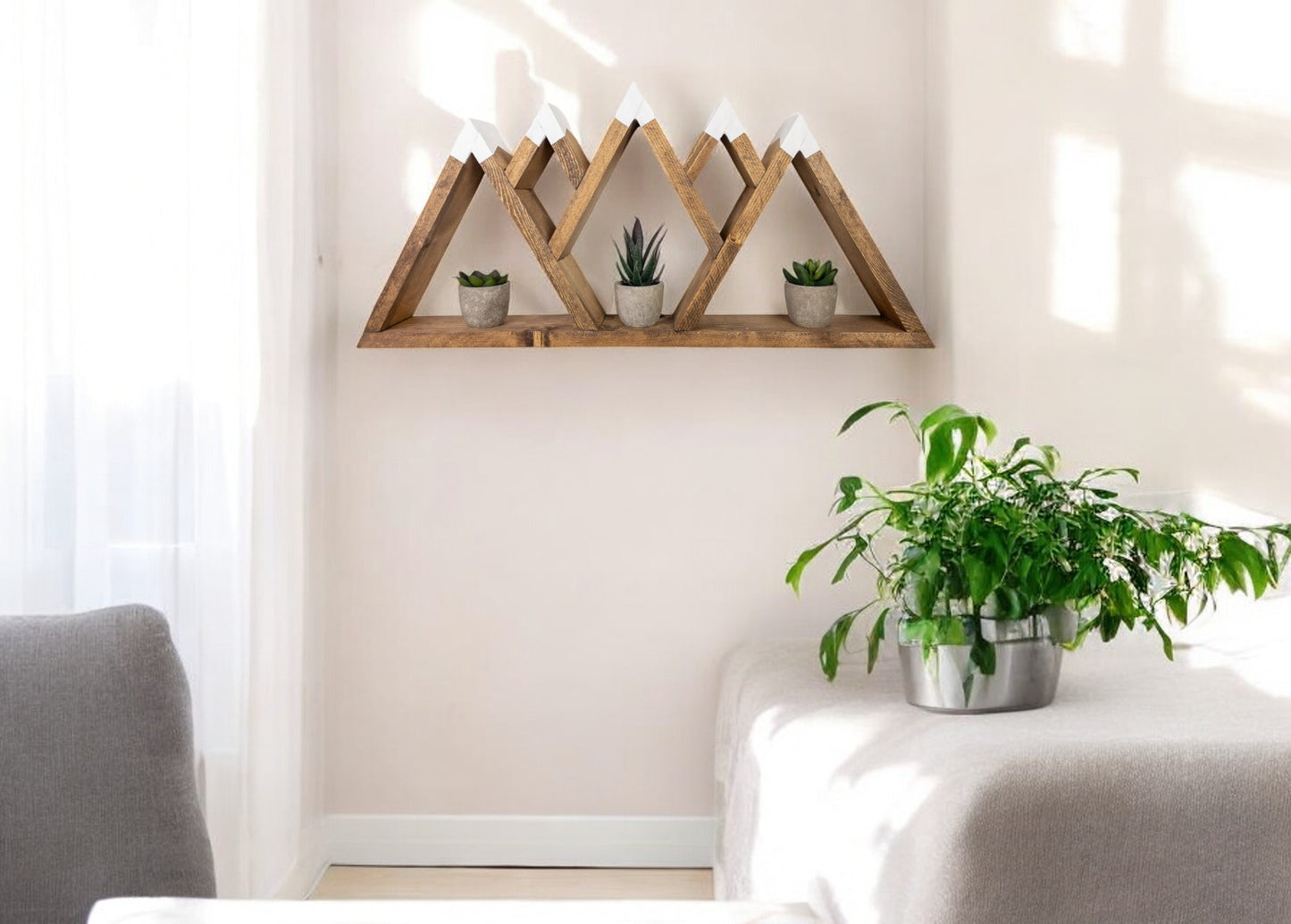 5-Peak Mountain Shelf - 27 Inches