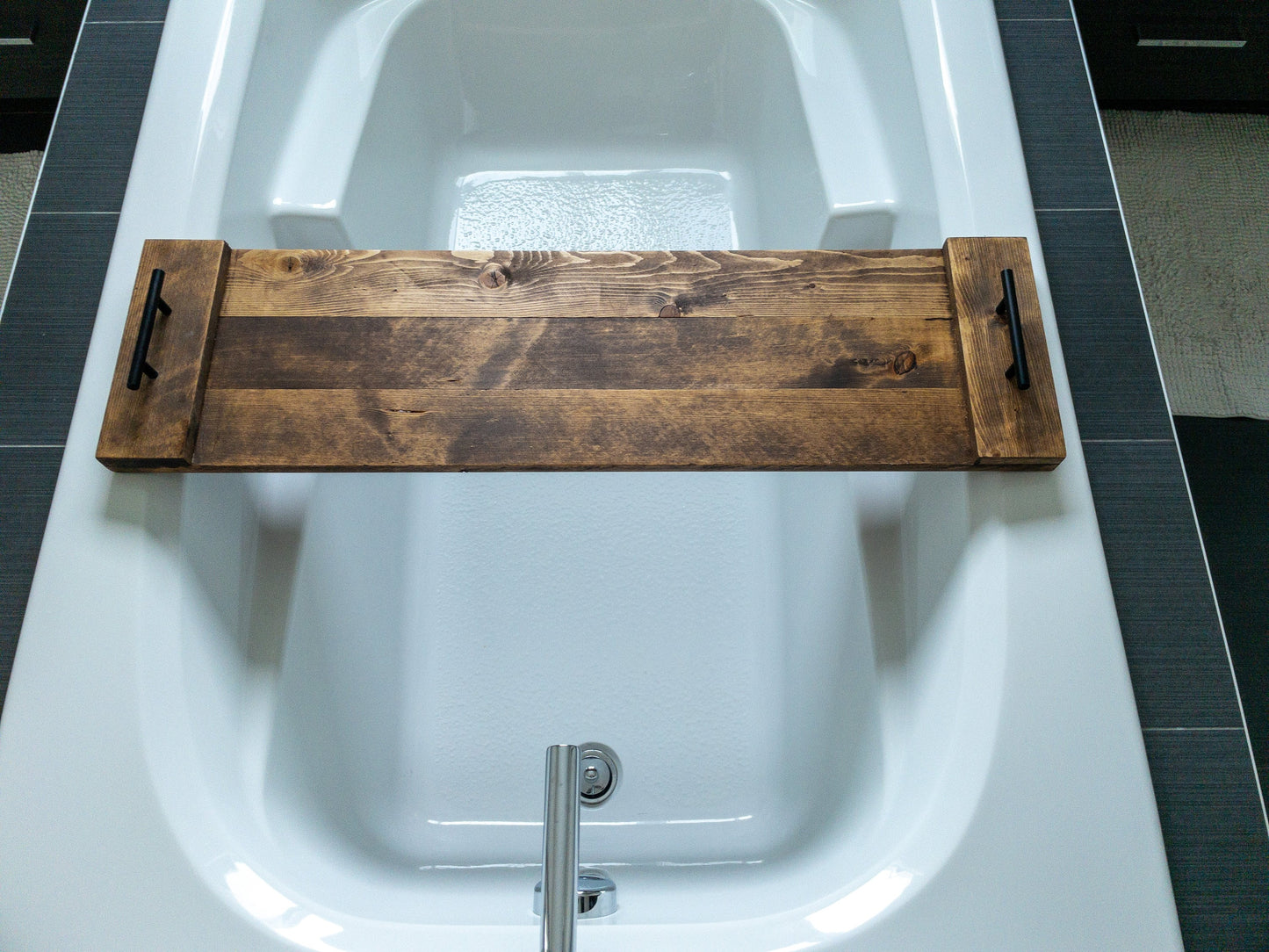 Bath Caddy, Wood Bath Caddy, Bath Caddy, Bathtub Caddy Tray, Wood Bath Shelf