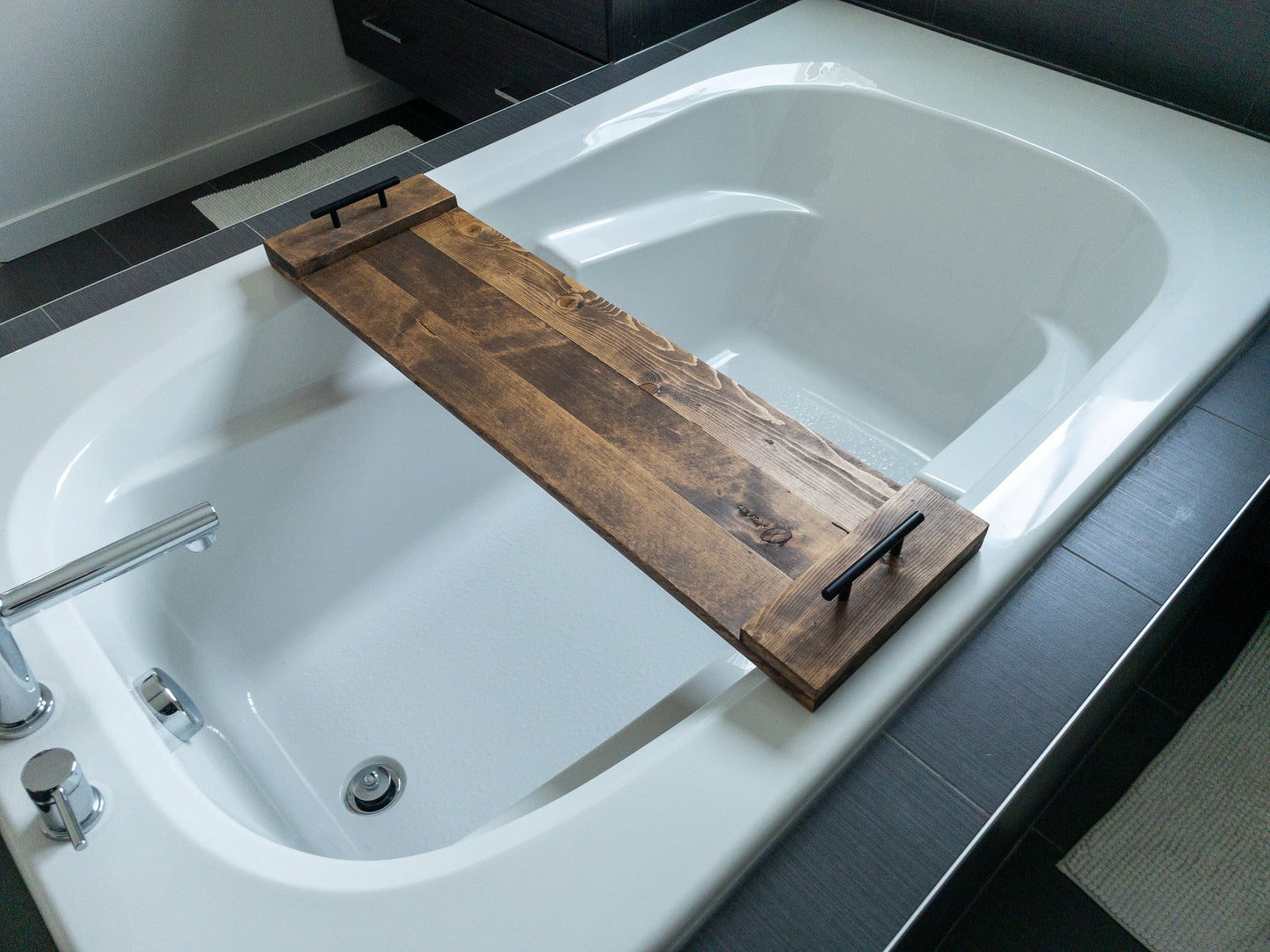 Bath Caddy, Wood Bath Caddy, Bath Caddy, Bathtub Caddy Tray, Wood Bath Shelf