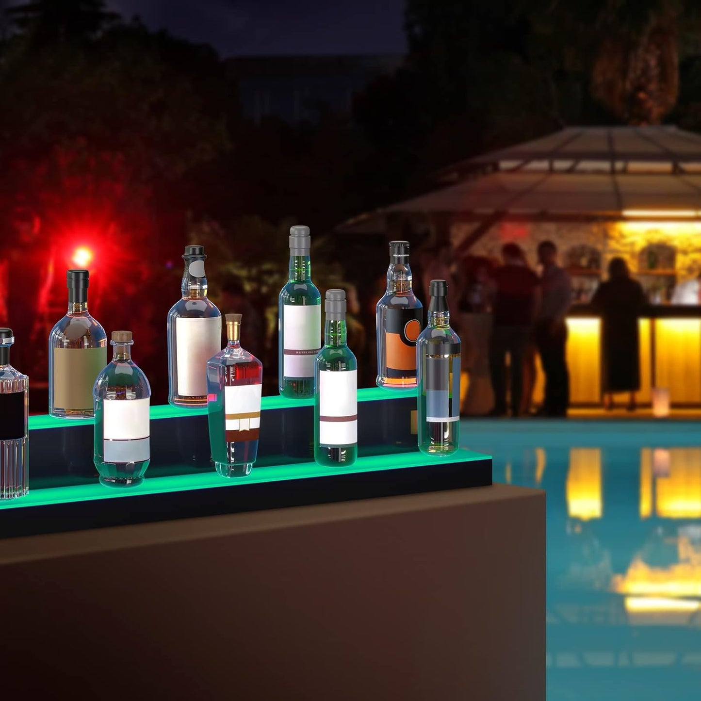 LED  Liquor Bottle Display Shelf - 40-inch