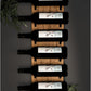 Handcrafted Wooden Wine Rack - Wall Mounted - 8 Bottle Storage