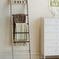 Blanket Ladder Shelf - 6-Tier Farmhouse Ladder Holder Organizer