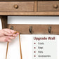 Wall Mounted Rustic Wood Coat Rack