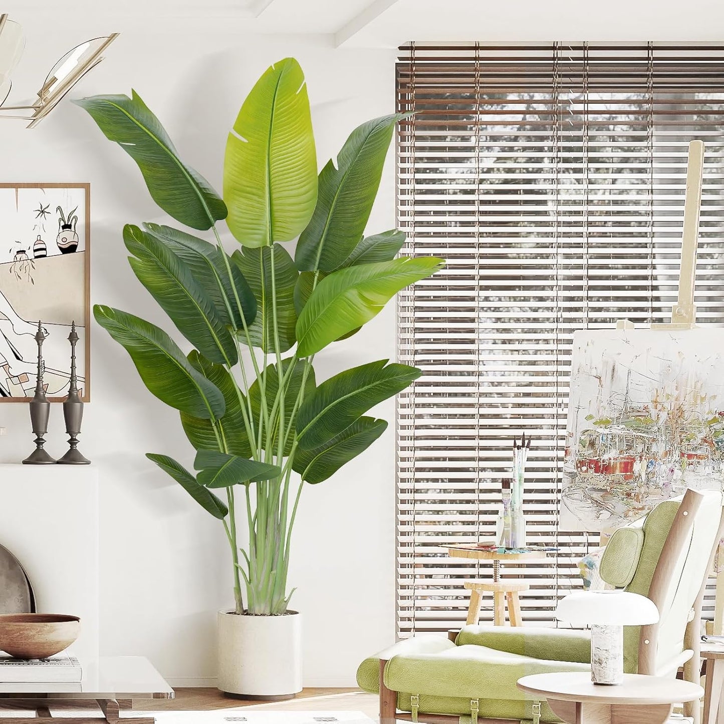 Artificial Bird of Paradise Plant - 6.5Ft Tall