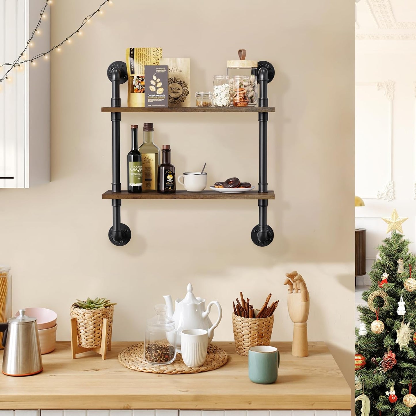 Industrial Floating Shelves - 24"