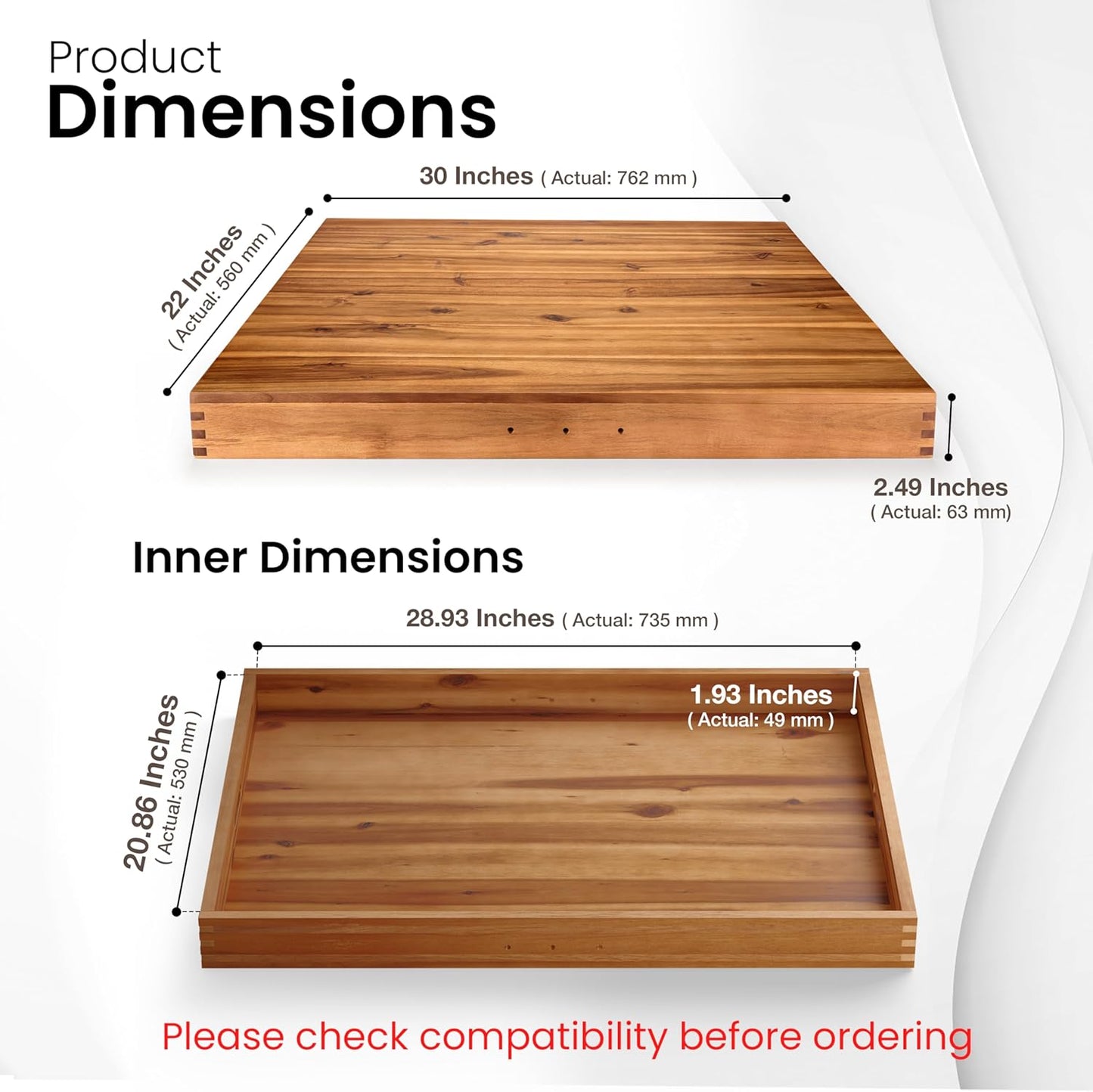 Wood Stove Top Cover  (30" x 22")