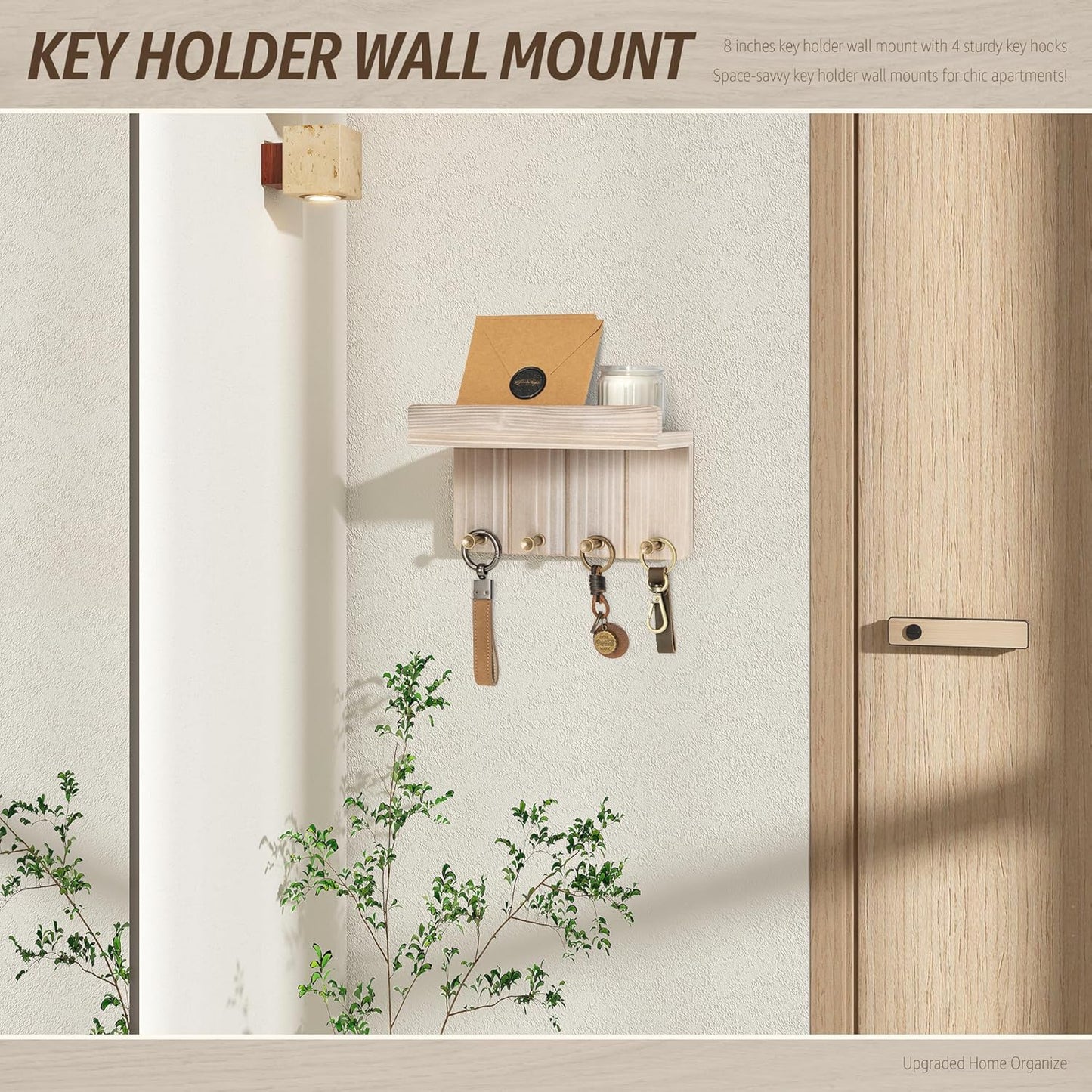 Farmhouse Key Holder Wall Mounted