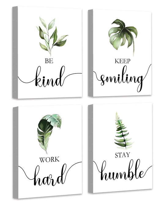 Boho Botanical Plant Inspirational Wall Decor 8x10 inch