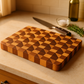 End Grain Wooden Cutting Board - Walnut