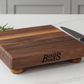 Square Wood Cutting Board - Walnut