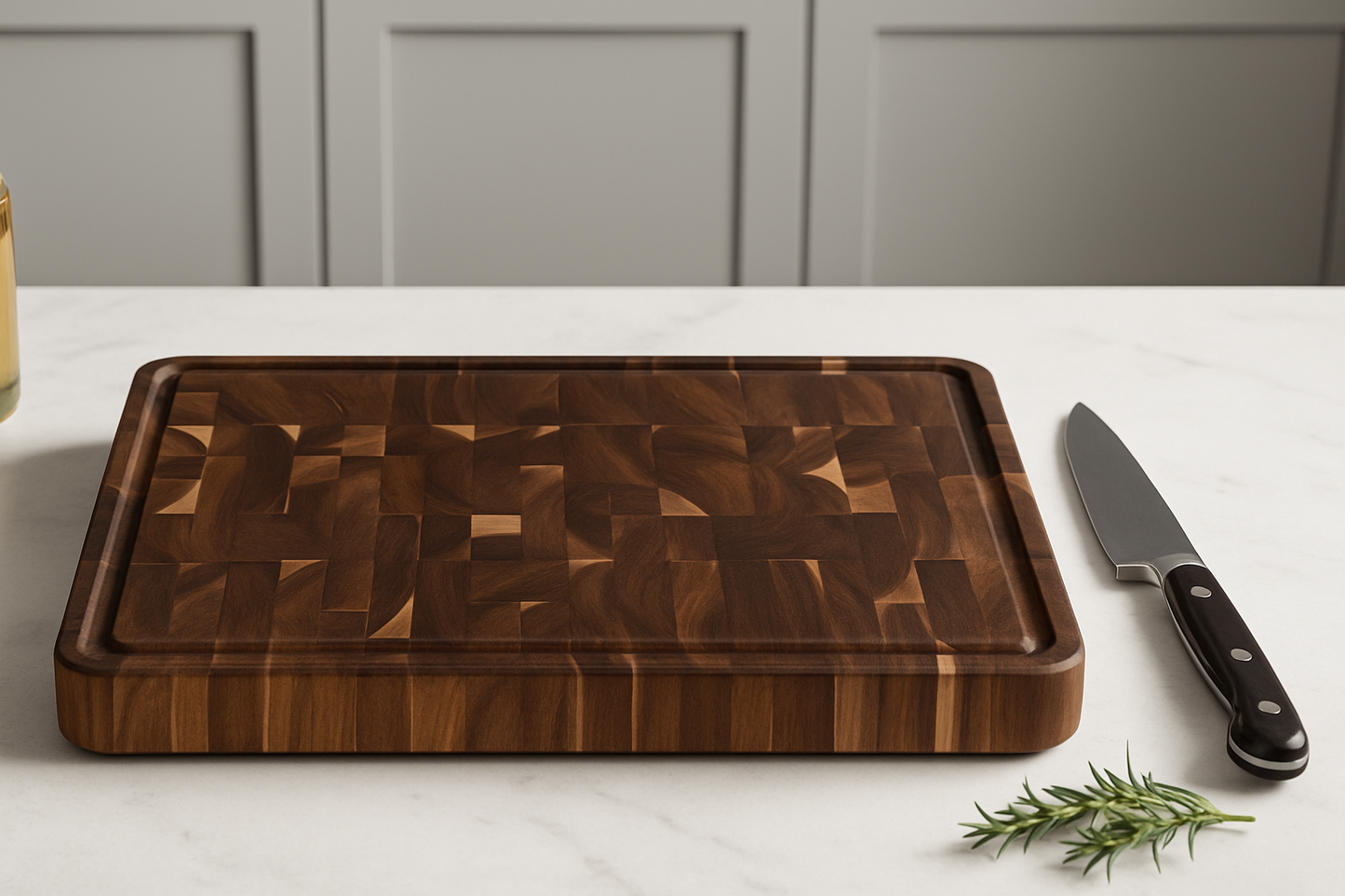 Acacia Cutting Board w/Juice Groove - 19x14 Inches