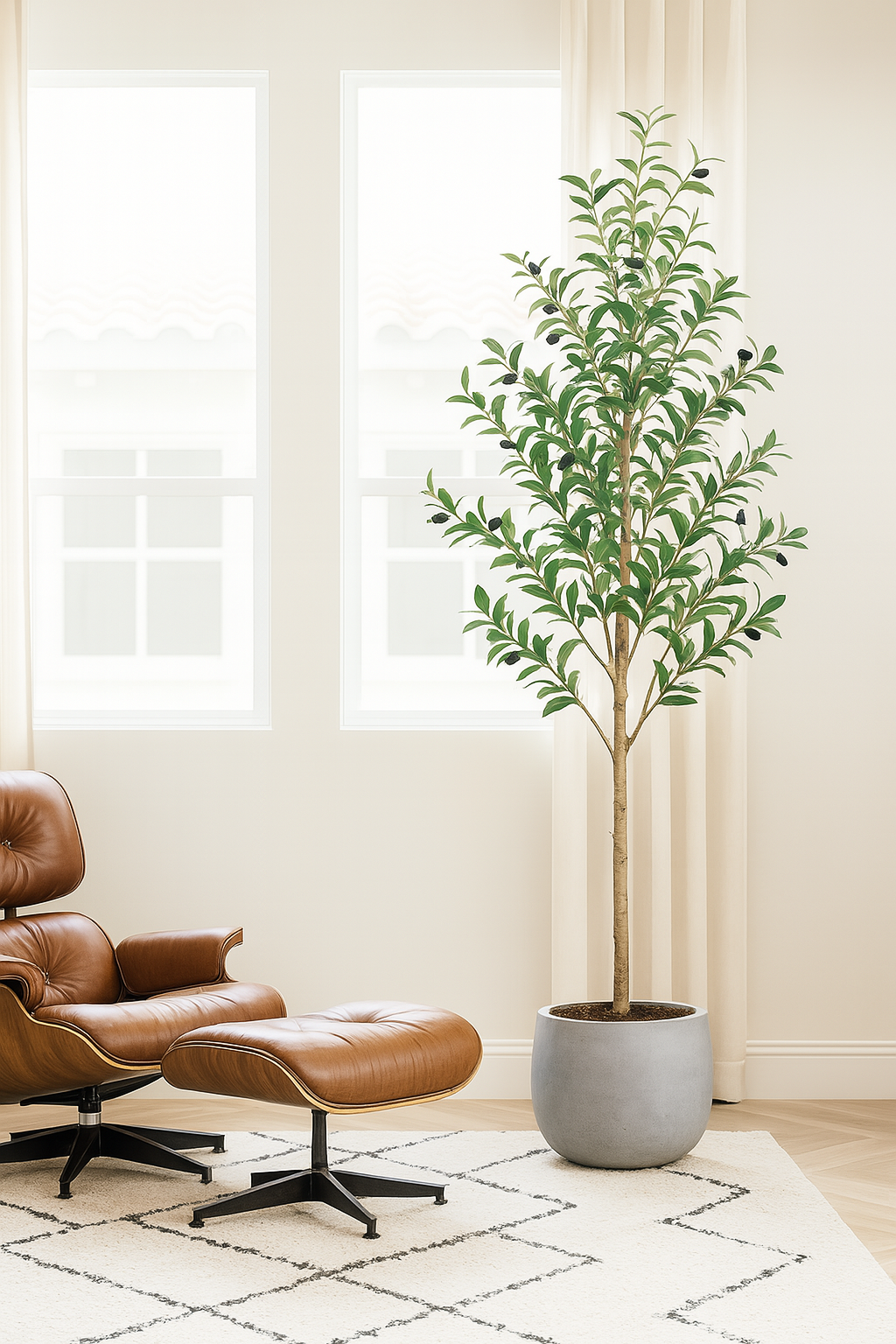 Artificial Olive Tree - 6ft (2 Pack)