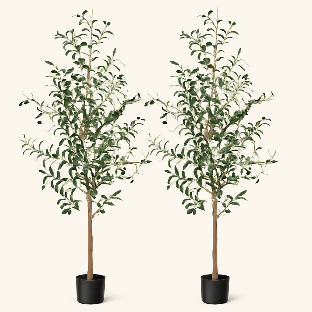 Artificial Olive Tree - 6ft (2 Pack)