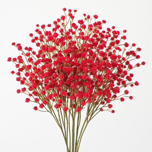 Faux Babys Breath Artificial Flowers - 10 Pack