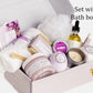 Lavender Gift Box with Bath Bomb and Shower Steamers