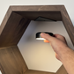 Plant-Optimized Hexagon Floating Shelves - Handcrafted Wood Display for Plant Parents (9.25" Deep)