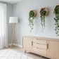 Plant-Optimized Hexagon Floating Shelves - Handcrafted Wood Display for Plant Parents (9.25" Deep)