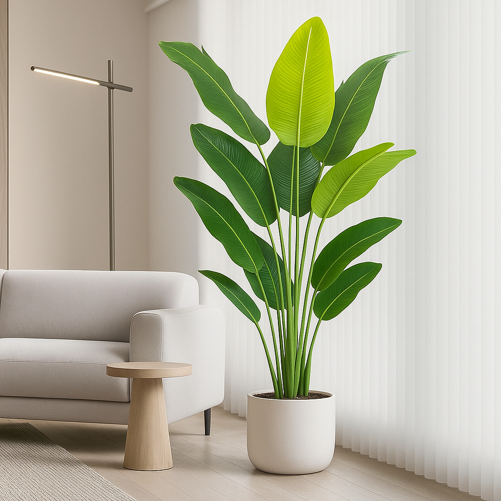 Artificial Bird of Paradise Plant - 6.5Ft Tall