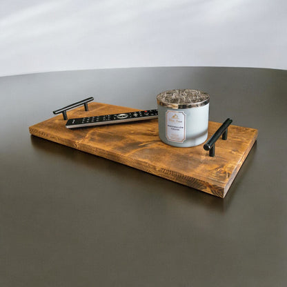 Wood Serving Tray with Handles