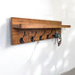 Wall Mounted Key Rack with Mail Holder - 24"