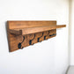 Wall Mounted Key Rack with Mail Holder - 24"