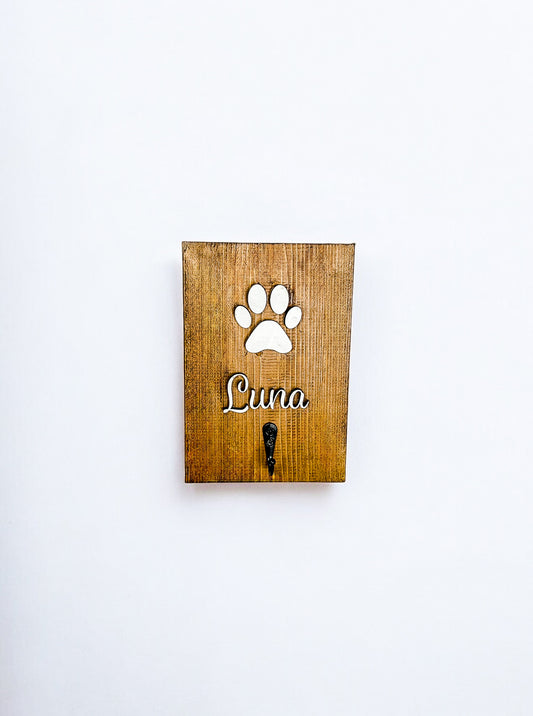 Personalized Dog Leash Holder