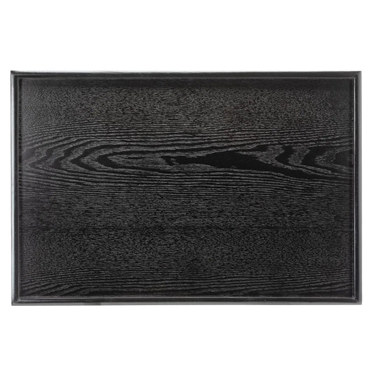 Large Solid Wood Serving Tray - 17.7 x 13 Inches