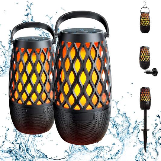 Tiki Torch Bluetooth Speakers