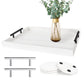 Coffee Table Tray - Large Ottoman Tray for Living Room