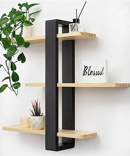 Wall Mounted 3 Tier Plant Shelf