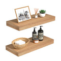 Oak Floating Shelves