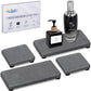 Water Absorbing Stone Trays for Sink - Fast Drying Stone - Sink Tray Water Absorbent Diatomite Tray Stone Soap Tray Diatomaceous Coaster Stone Drying Trays for Bathroom Sink and Kitchen Counter