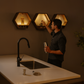 Illuminated Bar Hexagon Trio - Professional Home Bar Display System