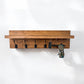 Wall Mounted Key Rack with Mail Holder - 24"