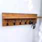 Wall Mounted Key Rack with Mail Holder - 24"