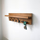 Wall Mounted Key Rack with Mail Holder - 24"