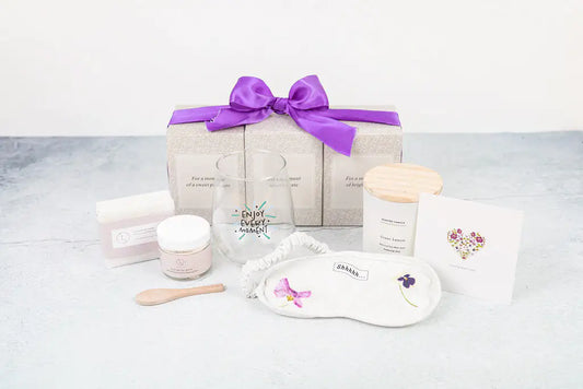 Luxury Spa Gift Basket And Self Care Gift Box - 5 Piece Set