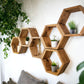 Hexagon Wall Shelves Set - 5.5'' Depth