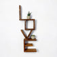 Wood Love Sign