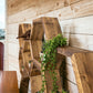 Hexagon Wall Shelves, Set of 6 Hexagon Shelves - 3.5" Depth