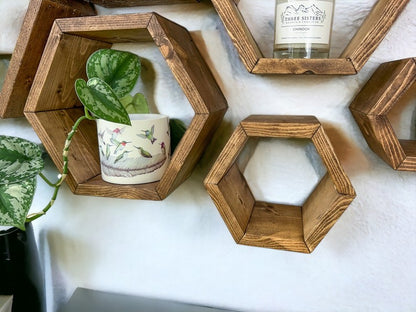 Set of 6 Honeycomb Shelves - 5.5" Depth